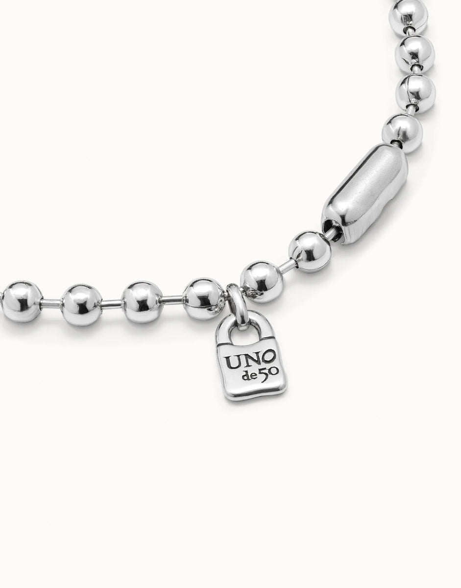 Short beaded necklace with padlock – Abby's of Frankenmuth